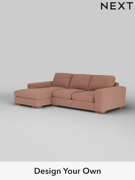 Relaxed Linen Look/Light Rust Brown Houghton Deep Sit (H37164) | £2,050