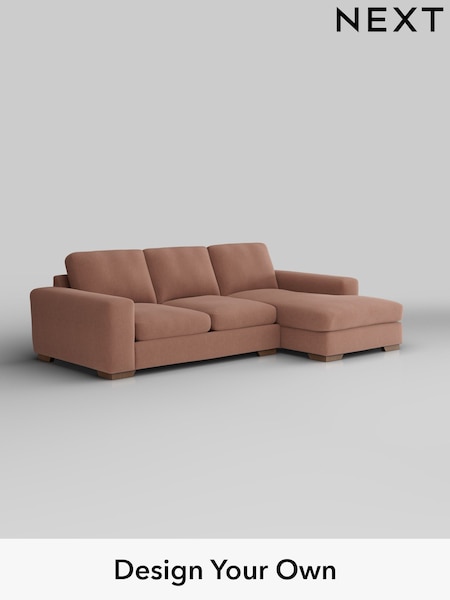 Relaxed Linen Look/Light Rust Brown Houghton Deep Sit (H37164) | £2,050