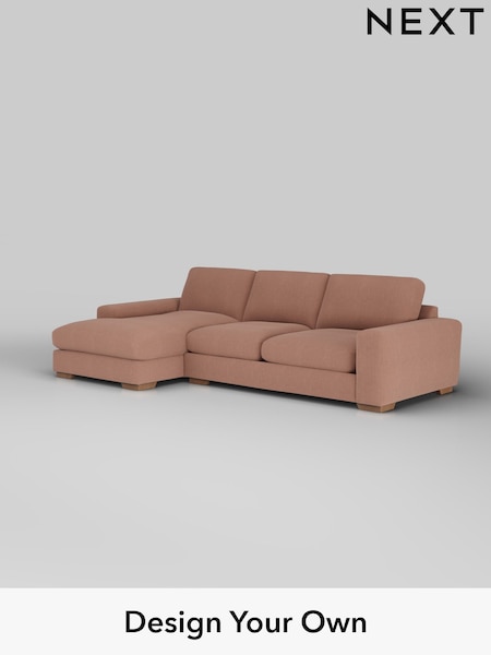 Relaxed Linen Look/Light Rust Brown Houghton Deep Sit (H37164) | £2,250