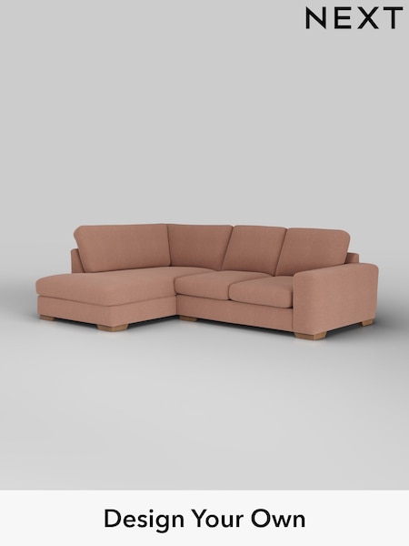Relaxed Linen Look/Light Rust Brown Houghton Deep Sit (H37164) | £2,099