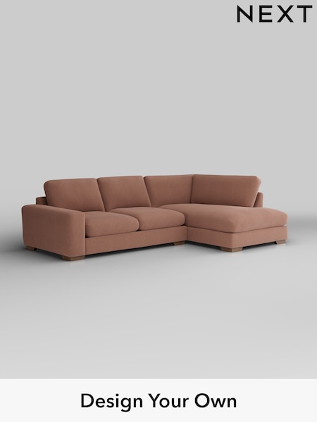 Relaxed Linen Look/Light Rust Brown Houghton Deep Sit (H37164) | £2,199
