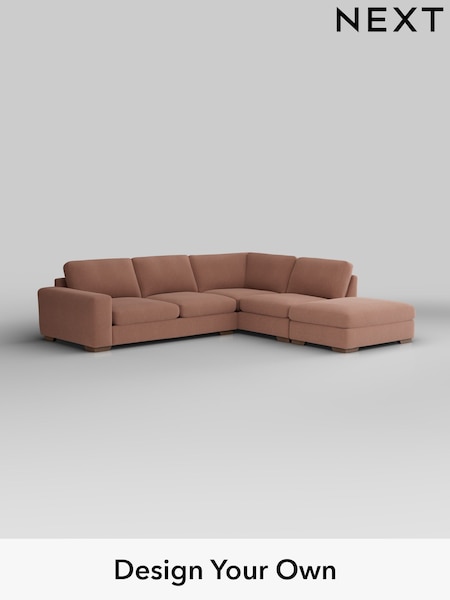 Relaxed Linen Look/Light Rust Brown Houghton Deep Sit (H37164) | £2,599