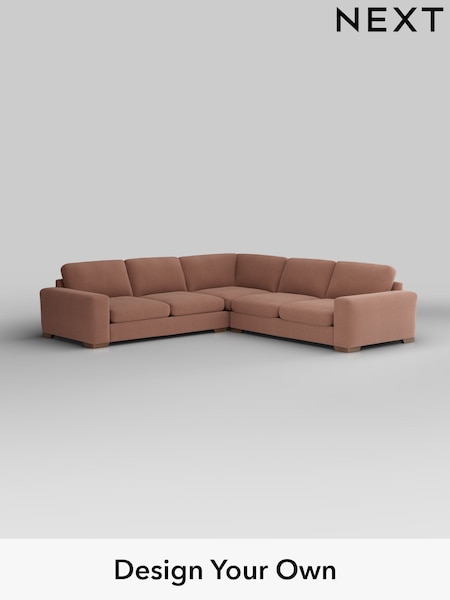Relaxed Linen Look/Light Rust Brown Houghton Deep Sit (H37164) | £2,875