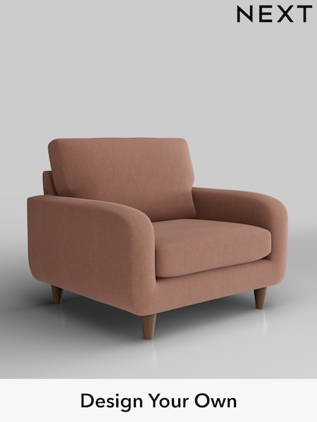 Relaxed Linen Look/Light Rust Brown Camden (H37165) | £650