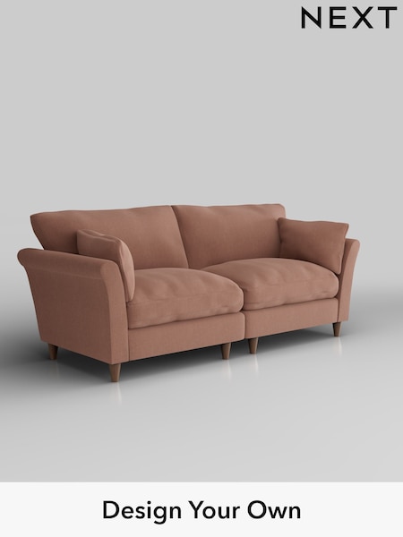 Relaxed Linen Look/Light Rust Brown Hartley Relaxed Sit (H37168) | £1,375