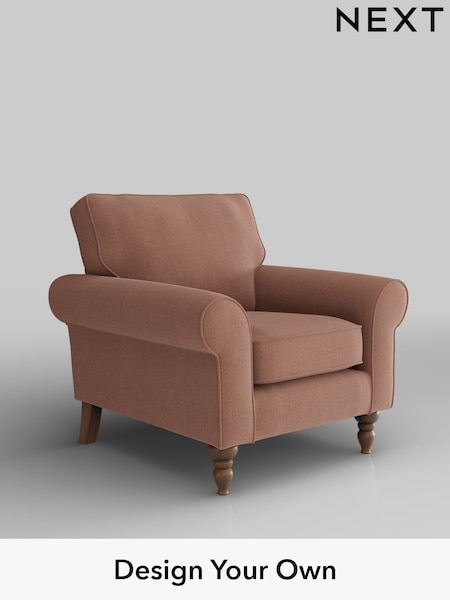 Relaxed Linen Look/Light Rust Brown Mallory (H37169) | £625