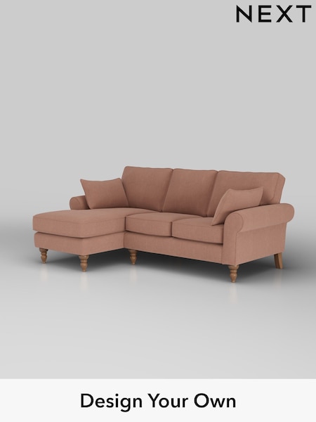 Relaxed Linen Look/Light Rust Brown Mallory (H37169) | £1,475