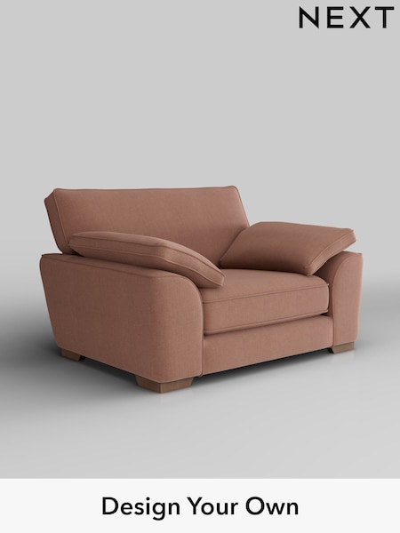 Relaxed Linen Look/Light Rust Brown Stamford Grand Relaxed Sit (H37171) | £1,299