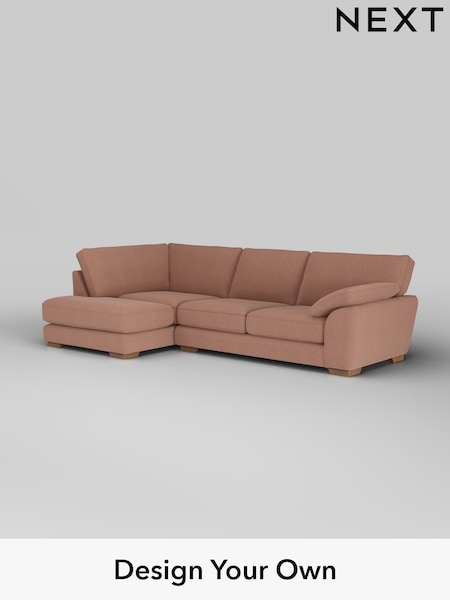 Relaxed Linen Look/Light Rust Brown Stamford Grand Relaxed Sit (H37171) | £2,525
