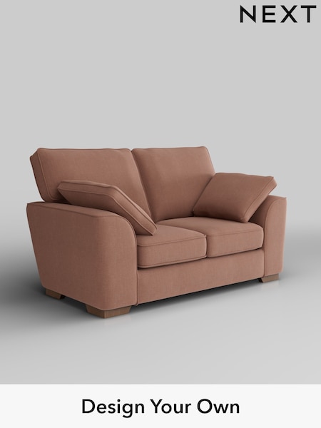 Relaxed Linen Look/Light Rust Brown Stamford (H37172) | £1,050