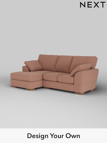 Relaxed Linen Look/Light Rust Brown Stamford (H37172) | £1,699
