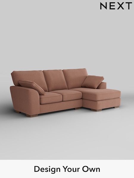 Relaxed Linen Look/Light Rust Brown Stamford (H37172) | £1,799