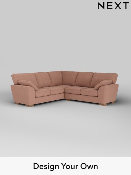 Relaxed Linen Look/Light Rust Brown Stamford (H37172) | £2,350