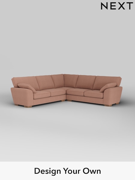 Relaxed Linen Look/Light Rust Brown Stamford (H37172) | £2,550