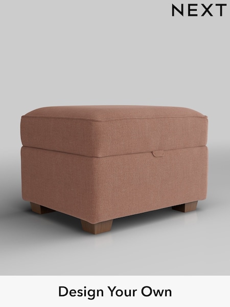 Relaxed Linen Look/Light Rust Brown Malvern (H37173) | £475