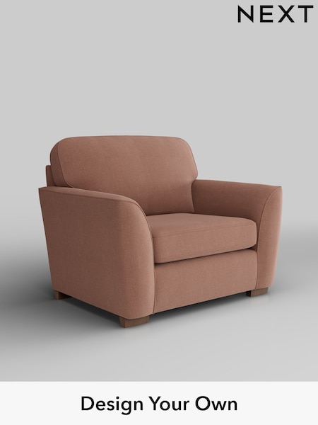 Relaxed Linen Look/Light Rust Brown Malvern (H37173) | £725