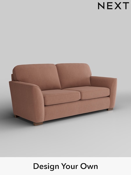 Relaxed Linen Look/Light Rust Brown Malvern (H37173) | £1,075