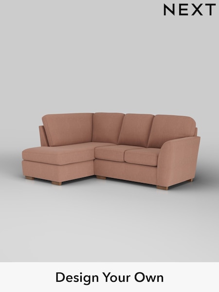 Relaxed Linen Look/Light Rust Brown Malvern (H37173) | £1,350