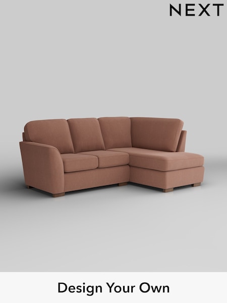 Relaxed Linen Look/Light Rust Brown Malvern (H37173) | £1,350