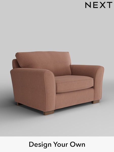 Relaxed Linen Look/Light Rust Brown Michigan Ii (H37176) | £725