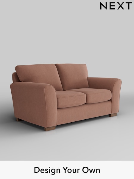 Relaxed Linen Look/Light Rust Brown Michigan Ii (H37176) | £875