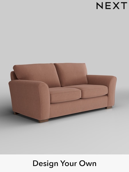 Relaxed Linen Look/Light Rust Brown Michigan Ii (H37176) | £975