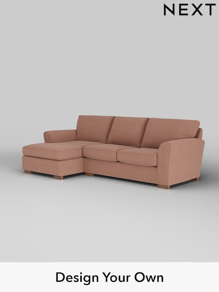 Relaxed Linen Look/Light Rust Brown Michigan Ii (H37176) | £1,525