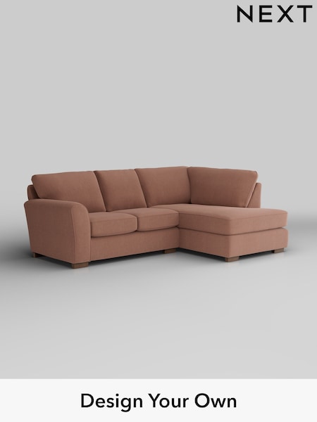 Relaxed Linen Look/Light Rust Brown Michigan Ii (H37176) | £1,450
