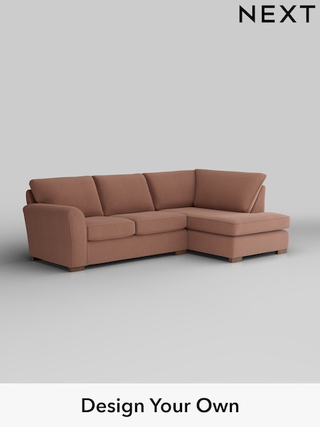 Relaxed Linen Look/Light Rust Brown Michigan Ii (H37176) | £1,550