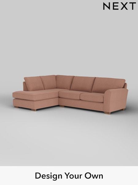Relaxed Linen Look/Light Rust Brown Michigan Ii (H37176) | £1,650