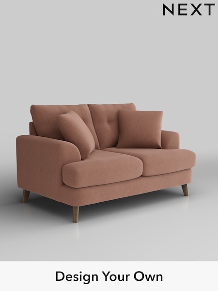 Relaxed Linen Look/Light Rust Brown Parker Buttoned Back (H37177) | £1,225