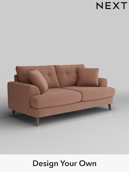 Relaxed Linen Look/Light Rust Brown Parker Buttoned Back (H37177) | £1,425