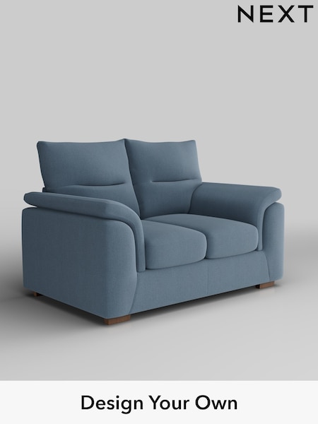 Relaxed Linen Look/Mid Blue Hayden Highback (H37178) | £1,025