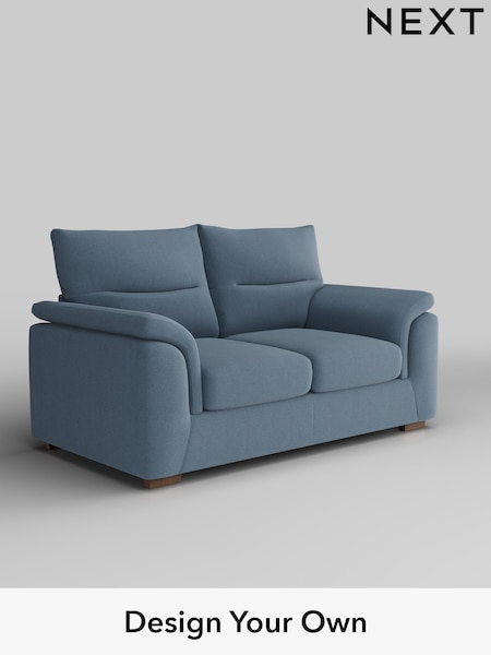 Relaxed Linen Look/Mid Blue Hayden Highback (H37178) | £1,125