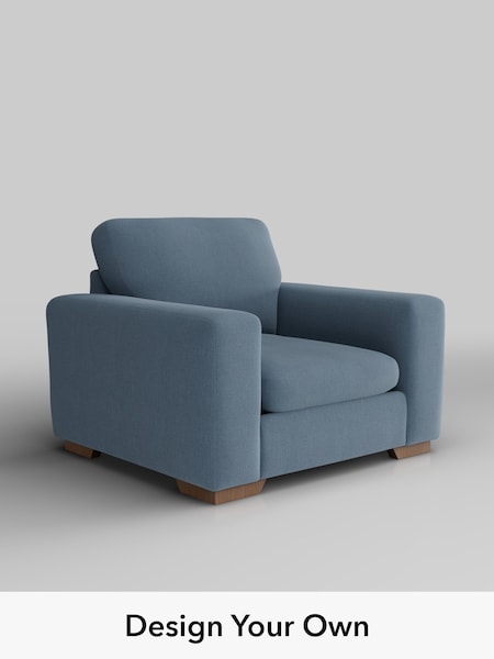 Relaxed Linen Look/Mid Blue Houghton Deep Sit (H37180) | £875