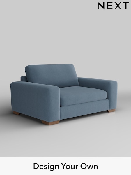 Relaxed Linen Look/Mid Blue Houghton Deep Sit (H37180) | £1,175