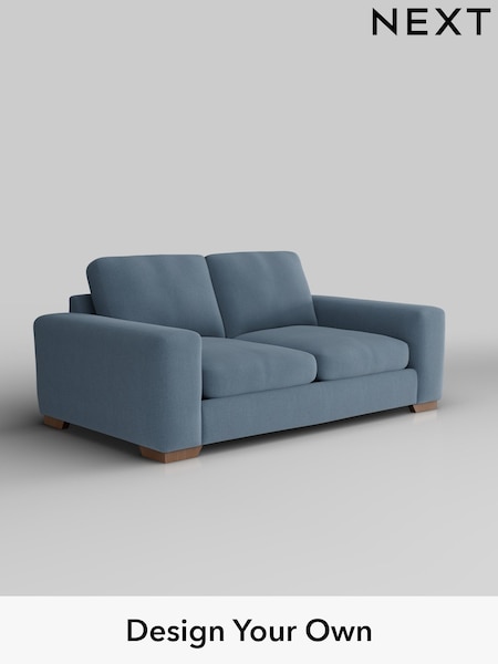 Relaxed Linen Look/Mid Blue Houghton Deep Sit (H37180) | £1,275