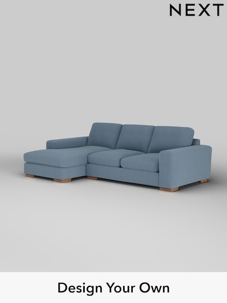 Relaxed Linen Look/Mid Blue Houghton Deep Sit (H37180) | £2,050