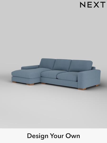 Relaxed Linen Look/Mid Blue Houghton Deep Sit (H37180) | £2,250