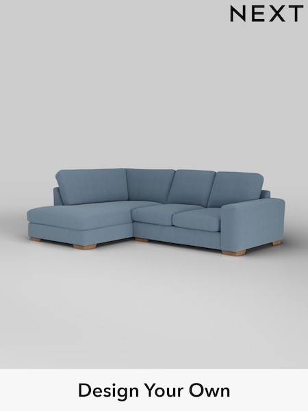 Relaxed Linen Look/Mid Blue Houghton Deep Sit (H37180) | £2,099