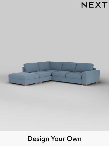Relaxed Linen Look/Mid Blue Houghton Deep Sit (H37180) | £2,599