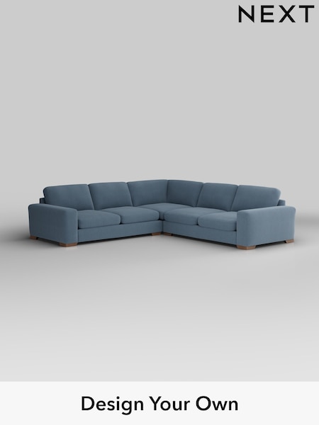 Relaxed Linen Look/Mid Blue Houghton Deep Sit (H37180) | £2,875