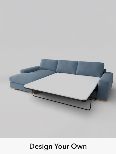 Relaxed Linen Look/Mid Blue Houghton Deep Relaxed Sit (H37182) | £2,825