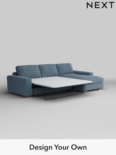 Relaxed Linen Look/Mid Blue Houghton Deep Relaxed Sit (H37182) | £2,825