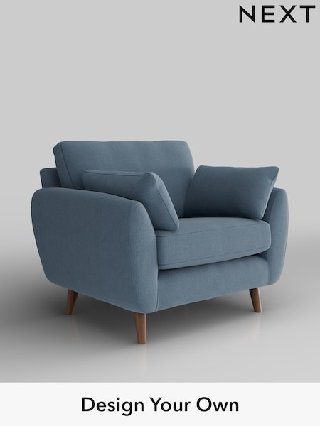 Relaxed Linen Look/Mid Blue Wilson (H37184) | £650