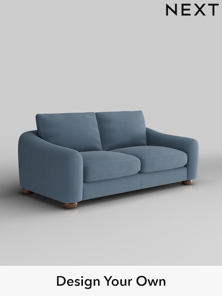 Relaxed Linen Look/Mid Blue Arches (H37185) | £1,225