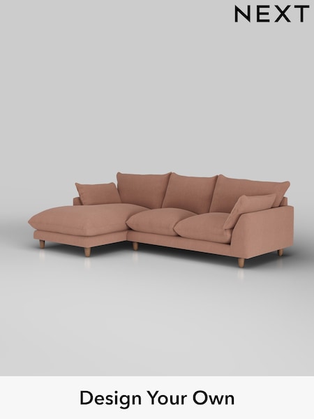 Relaxed Linen Look/Light Rust Brown Noa Deep Relaxed Sit (H37187) | £1,875