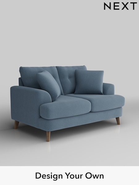 Relaxed Linen Look/Mid Blue Parker Buttoned Back (H37191) | £1,225
