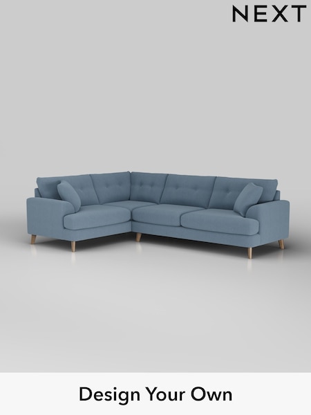 Relaxed Linen Look/Mid Blue Parker Buttoned Back (H37191) | £2,475