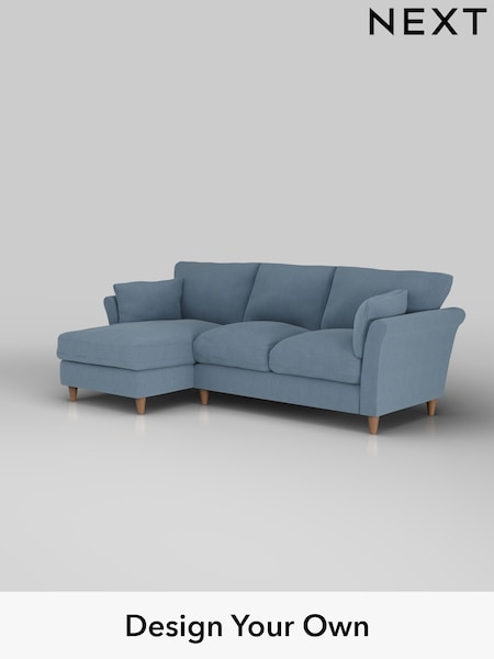 Relaxed Linen Look/Mid Blue Hartley Relaxed Sit (H37194) | £1,899